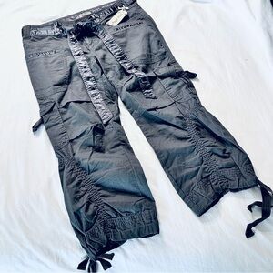 Angel Kiss Cargo Pants Grey Juniors NWT